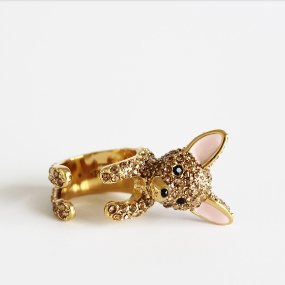 NWT KATE SPADE CHIHUAHUA RING SIZE 6 & 7 - Picture 2 of 4